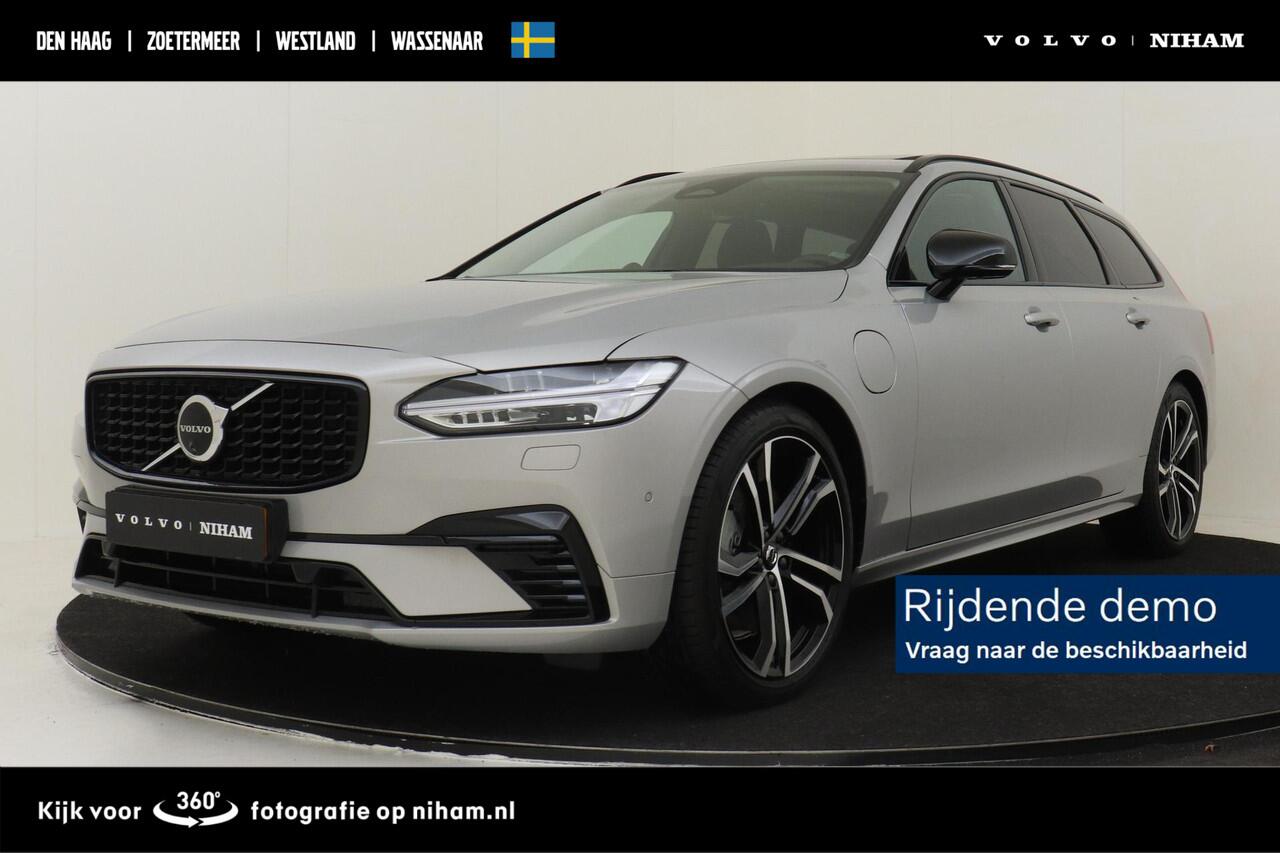 Volvo V90 T6 PLUG-IN HYBRID AWD ULTRA DARK *FULL OPTIONS!* -PANO.DAK|BOWERS&WILKINS|GEVENT.LEDER+MASSAGE|LUCHTVERING|360°CAM|20"