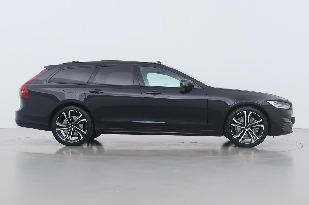 Volvo V90 T6 Plug-in hybrid Ultra Dark | Luchtvering Achter | 360° Camera | 20 Inch | Trekhaak | Head-Up