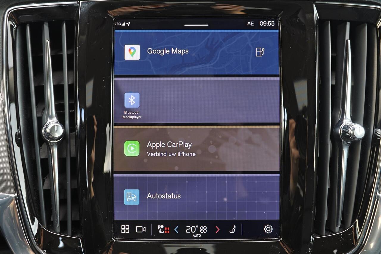 Volvo V90 T6 Recharge AWD Plus Dark - IntelliSafe Assist & Surround - 360º Camera - Harman/Kardon audio - Adaptieve LED koplampen - Verwarmde voorstoelen, stuur & achterbank - Parkeersensoren voor & achter - Elektr. bedienb. voorstoelen met geheugen - Extra getint 