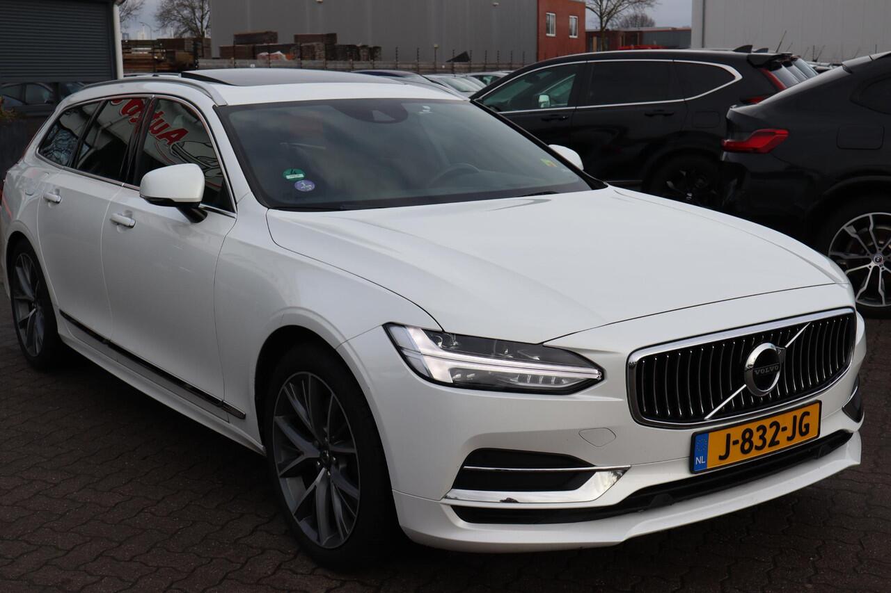 Volvo V90 2.0 T4 Inscription BTW Auto, Pilot assist, Adaptieve Cruise control, Panoramadak, Schuif- kanteldak, Trekhaak, Stoel- en stuurverwarming, Apple Carplay