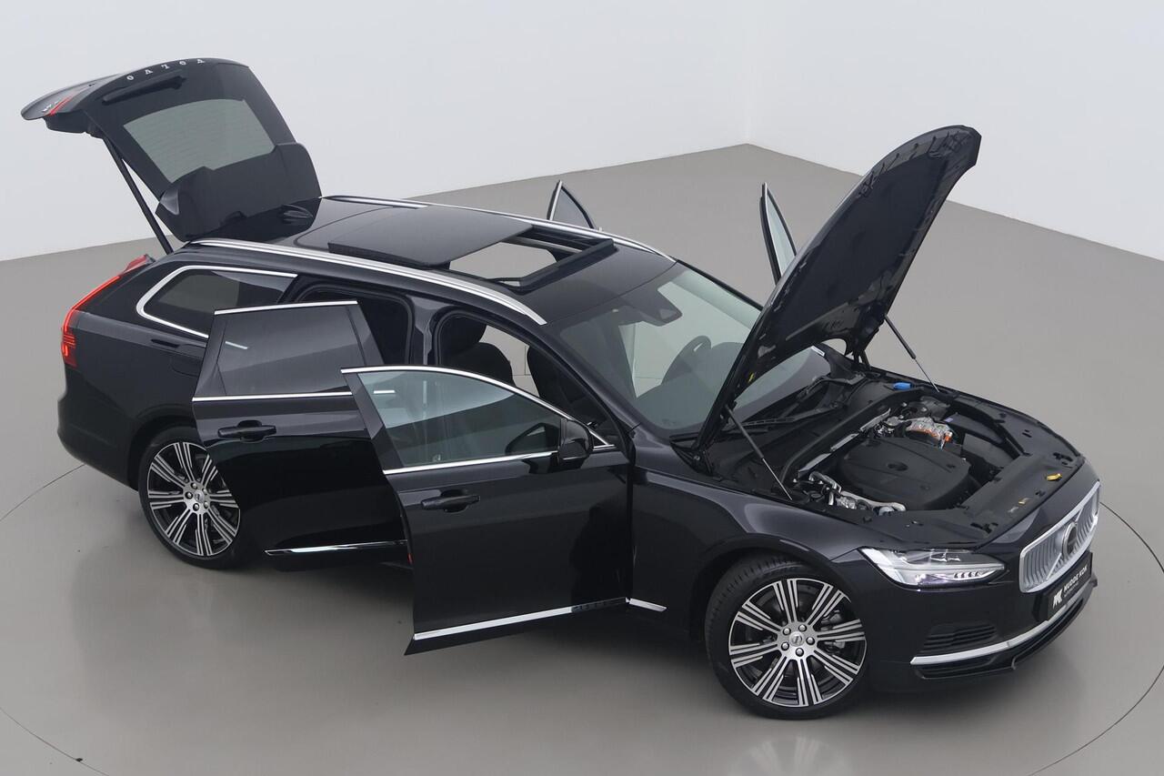 Volvo V90 T6 Plug-in hybrid Ultra Bright | Luchtvering | Bowers&Wilkins | Trekhaak | Panoramadak | 360 Camera | Head-Up | 20 Inch