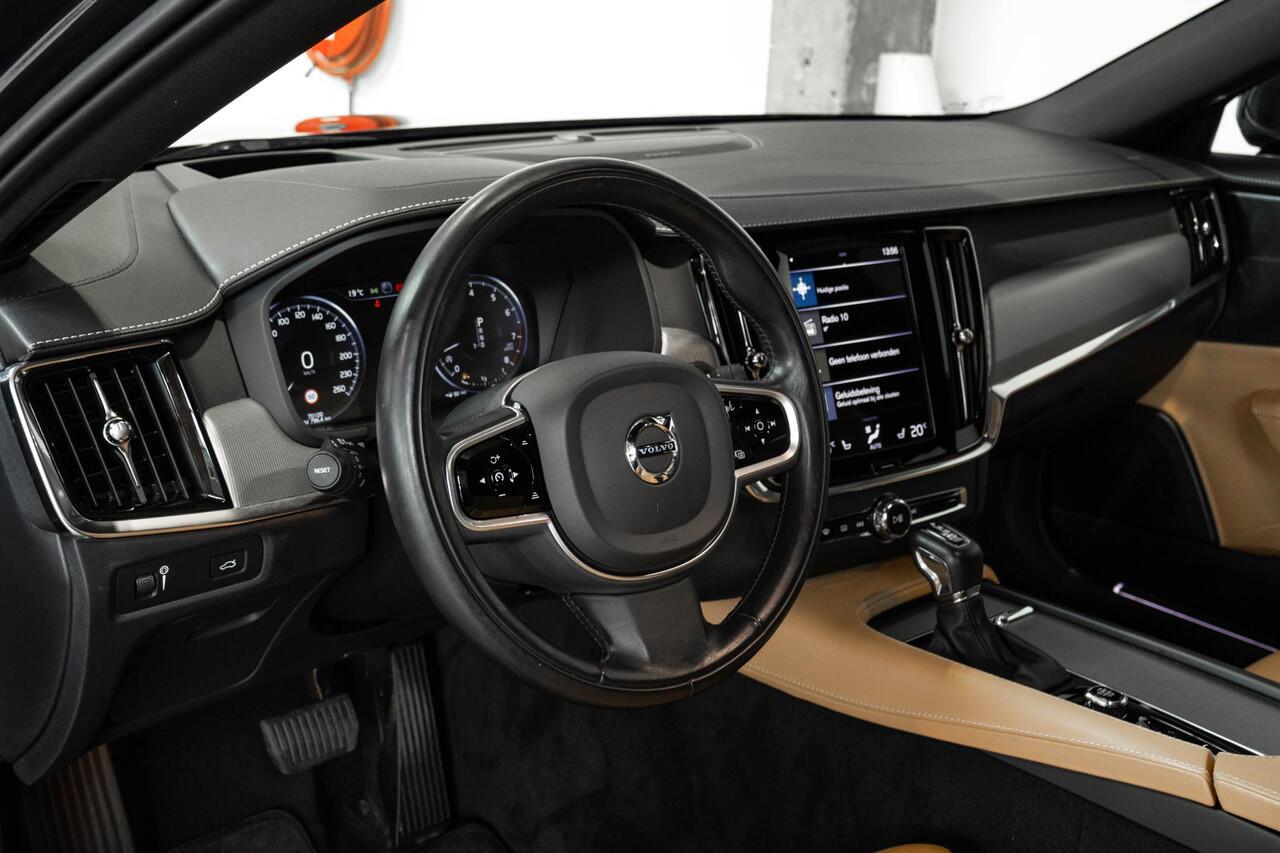 Volvo V90 T4 Business Luxury+ | Climate Control | Parkeerverwarming | Nappa Lederenbekleding | Keyless Entree | Harman Kardon Premium Audio | Stoelverwarming | Panoramadak | Head-Up Display | Massage Functie in voorstoelen