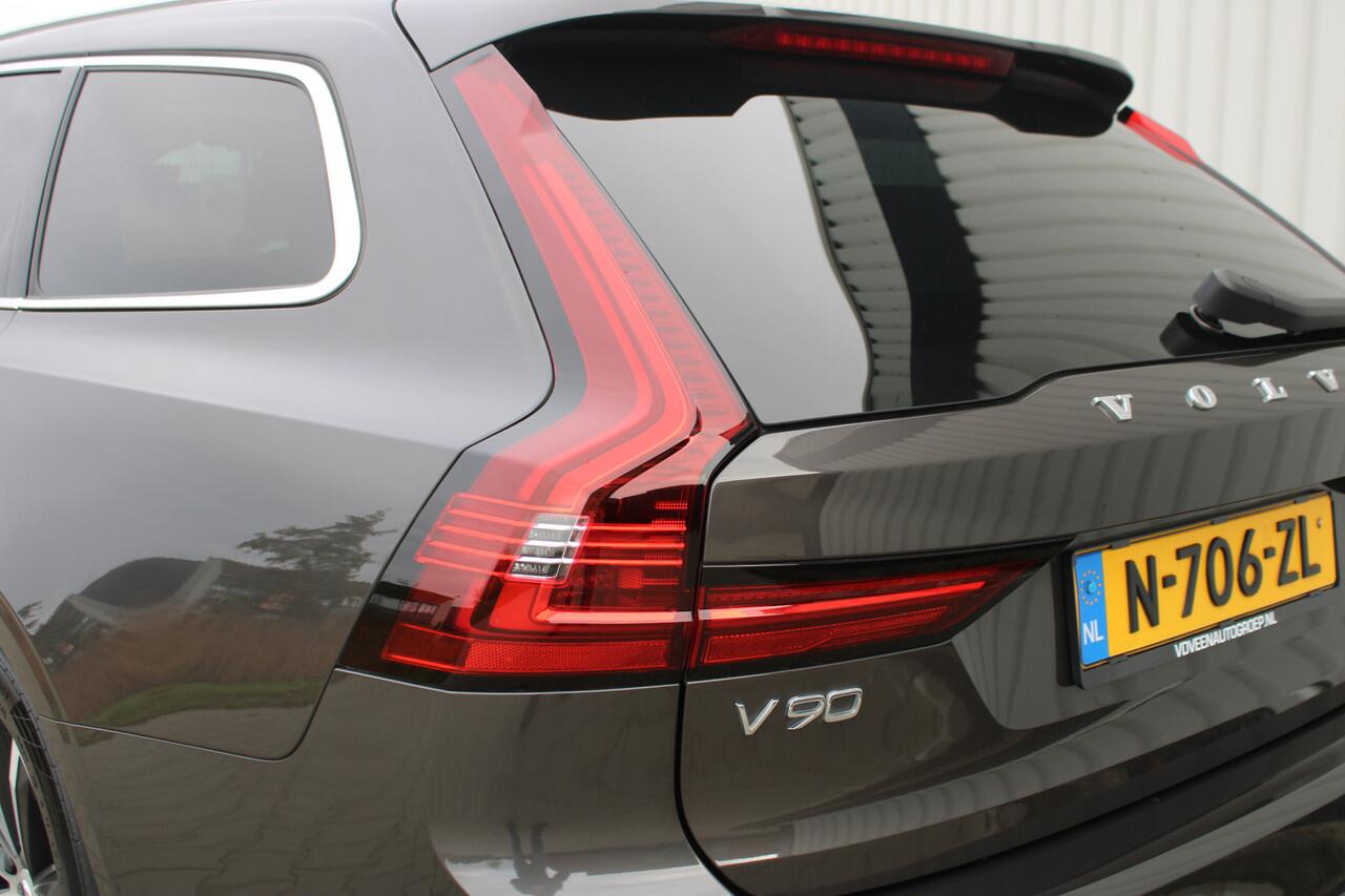 Volvo V90 2.0 T6 AWD Inscription Exclusive | Incl. 12 maanden garantie | Trekhaak | Schuif/kantel dak | Apple carplay | Harman/Kardon | Head-up display | Stoelverwarming + ventilatie | Stuurverwarming | Stoelverwarming achter |