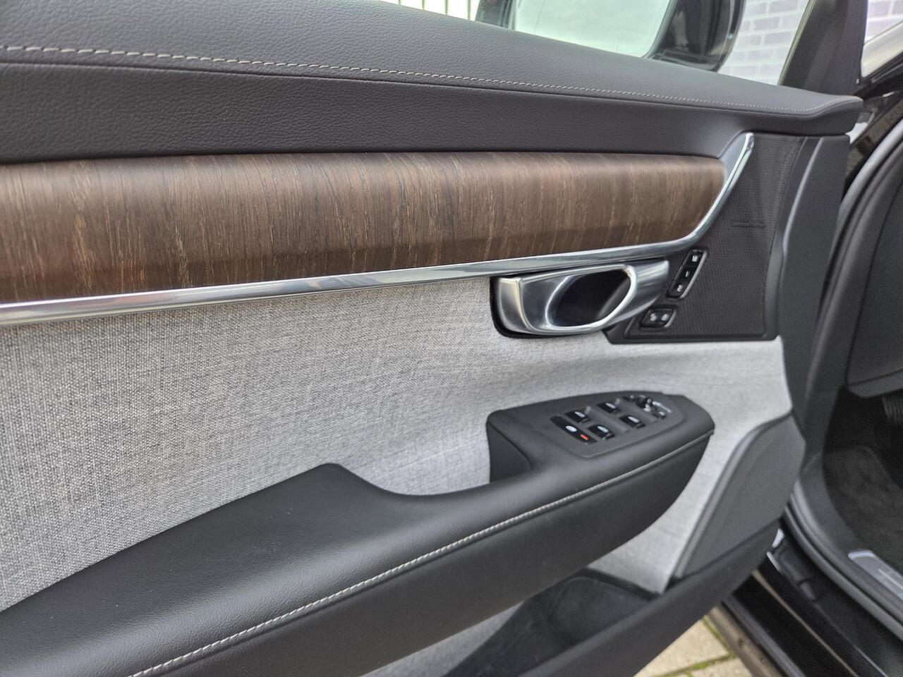 Volvo V90 T6 Plug-in Hybrid AWD Inscription Aut | Trekhaak 2100 kg | Google Maps | Long Range Accu | Harman Kardon | Elek. Stoelen | Stoel-/Stuurverwarming | Panoramadak | Wool Blend Interieur | All- seasonbanden