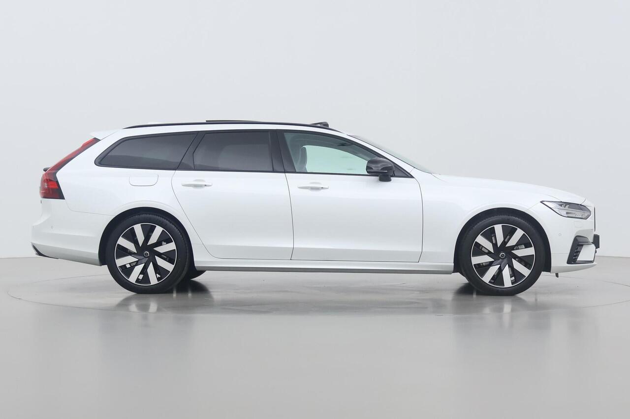 Volvo V90 T6 Plug-in hybrid Ultra Dark | Luchtvering Achter | Massage+Ventilatie | Head-Up | 360° Camera