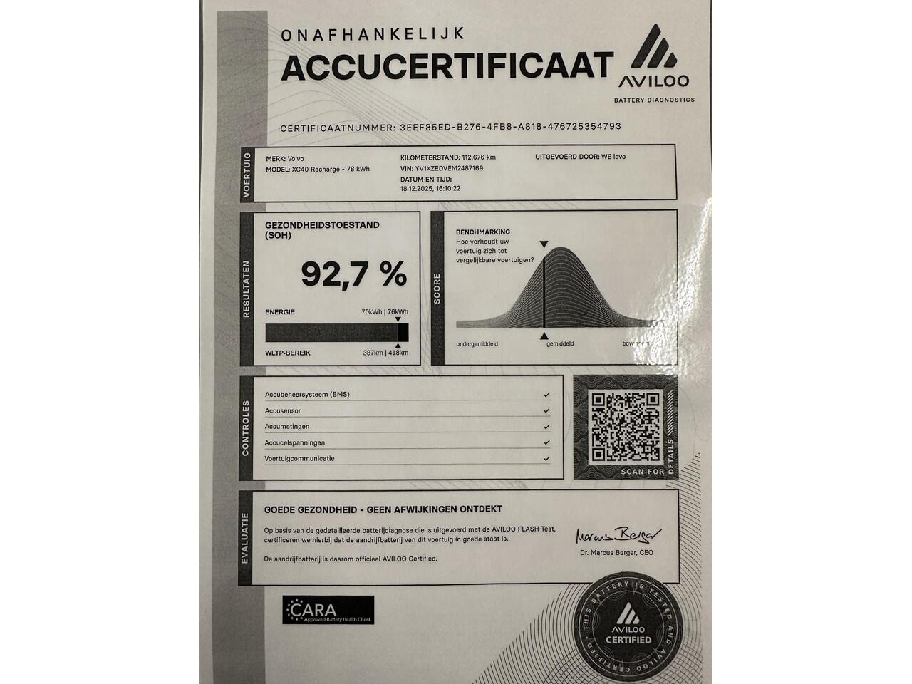 Volvo XC40 Recharge P8 AWD R-Design Trekhaak/Pack audio/ garantie/Soh 92.7 %