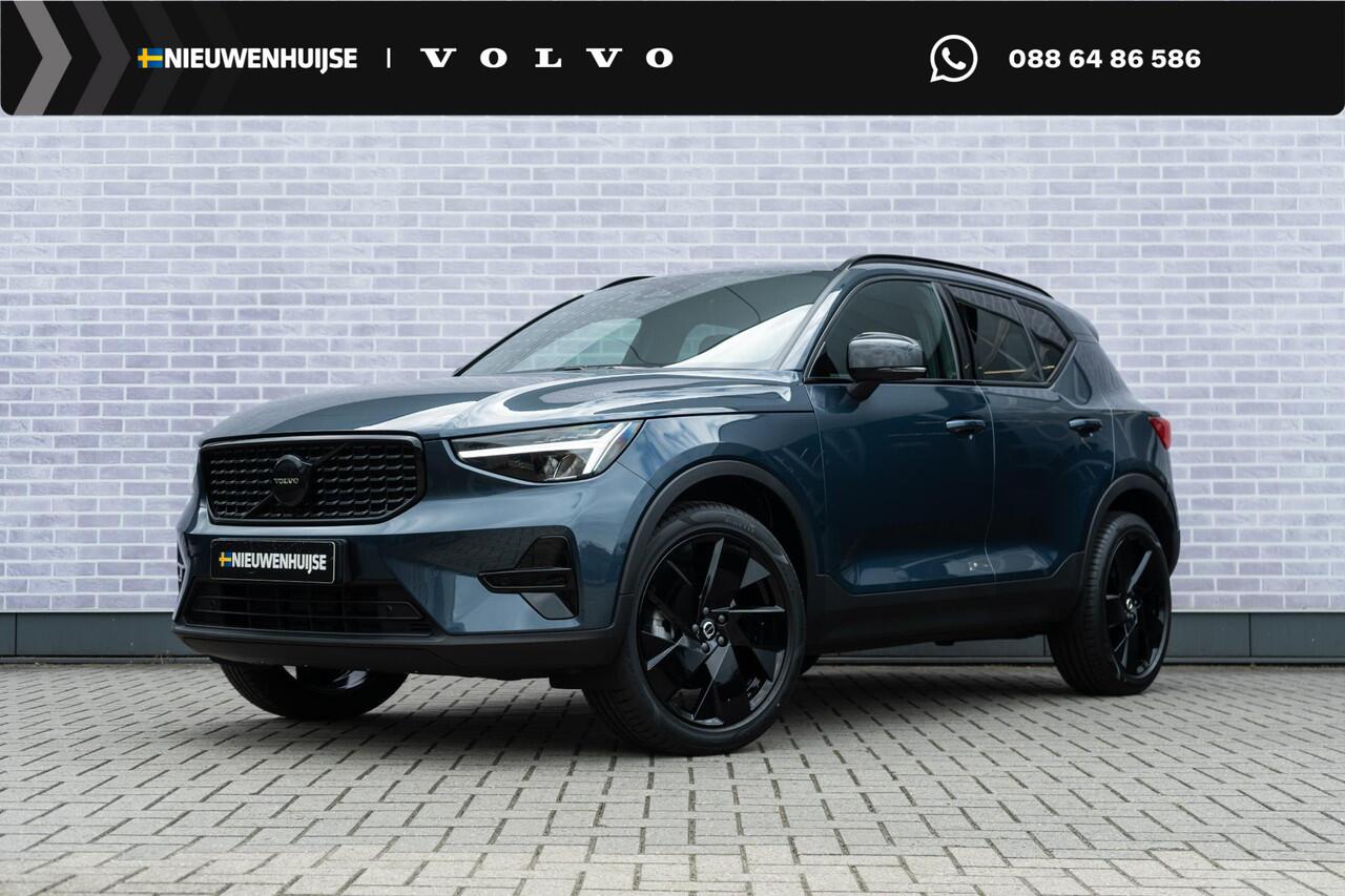 Volvo XC40 B4 Plus Black Edition 197 pk | Op voorraad | Extra getint glas | 20" velgen | Connect suède-textiel/Microtech-bekleding | Google Maps en Google Play Store