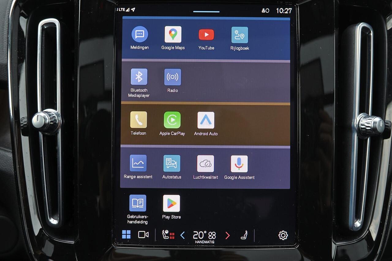 Volvo XC40 Twin Ultimate 78 kWh - Panorama/schuifdak - IntelliSafe Assist & Surround - 360º Camera - Harman/Kardon audio - Verwarmde voorstoelen & stuur - Parkeersensoren voor & achter - Elektr. bedienb. voorstoelen met geheugen links - Draadloze tel. lader - Warmte