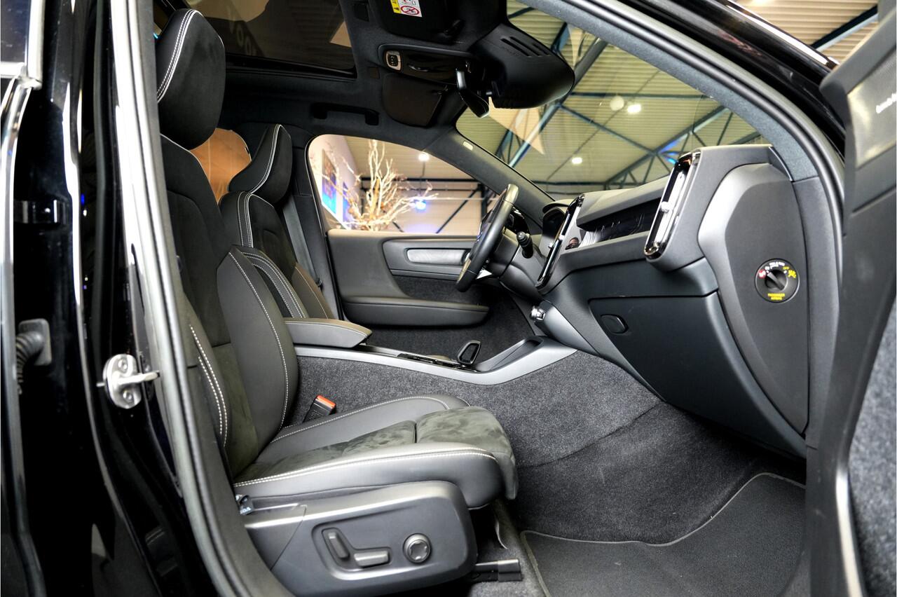 Volvo XC40 1.5 T4 155kW/211pk DCT7 Plug-in hybrid Ultimate Bright PANORAMADAK + HARMAN/KARDON + EL.TREKHAAK + ADAPT.CRUISE + MATRIX LED + LANE ASSIST + LEER/ALCANTARA + STOEL-&STUURVERWARMING + CAMERA + BLIS + EL.STOELEN + PARKSENSOREN V&A + 19" LM-VELGEN!!
