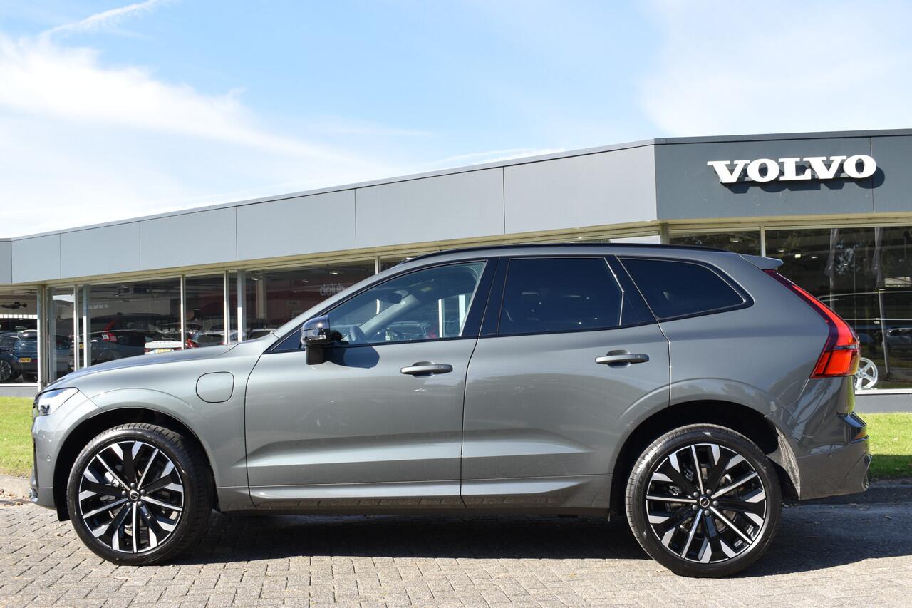 Volvo XC60 T6 AWD 350PK Plug-in Hybrid Ultra Dark | DEMO | Luchtvering | Trekhaak | 21"LMV | 360 camera | Panodak | HUD | H&K |