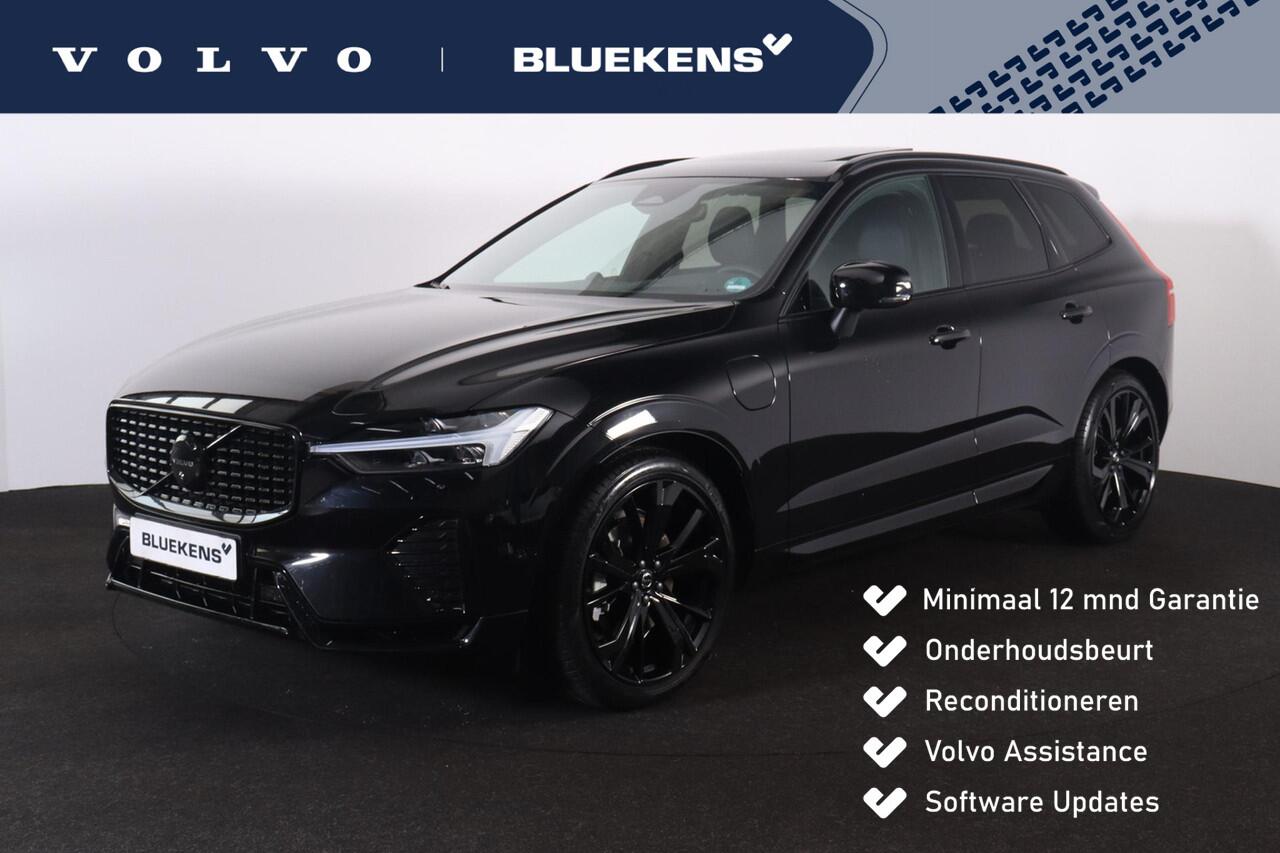 Volvo XC60 T6 Recharge AWD Ultra Black Edition - Luchtvering - Nappaleder - Stoelventilatie - Massagefunctie - IntelliSafe Assist & Surround - 360º Camera - Bowers & Wilkins audio - Adaptieve LED koplampen - Nappa leder - Verwarmde voorstoelen, stuur & achterbank - 