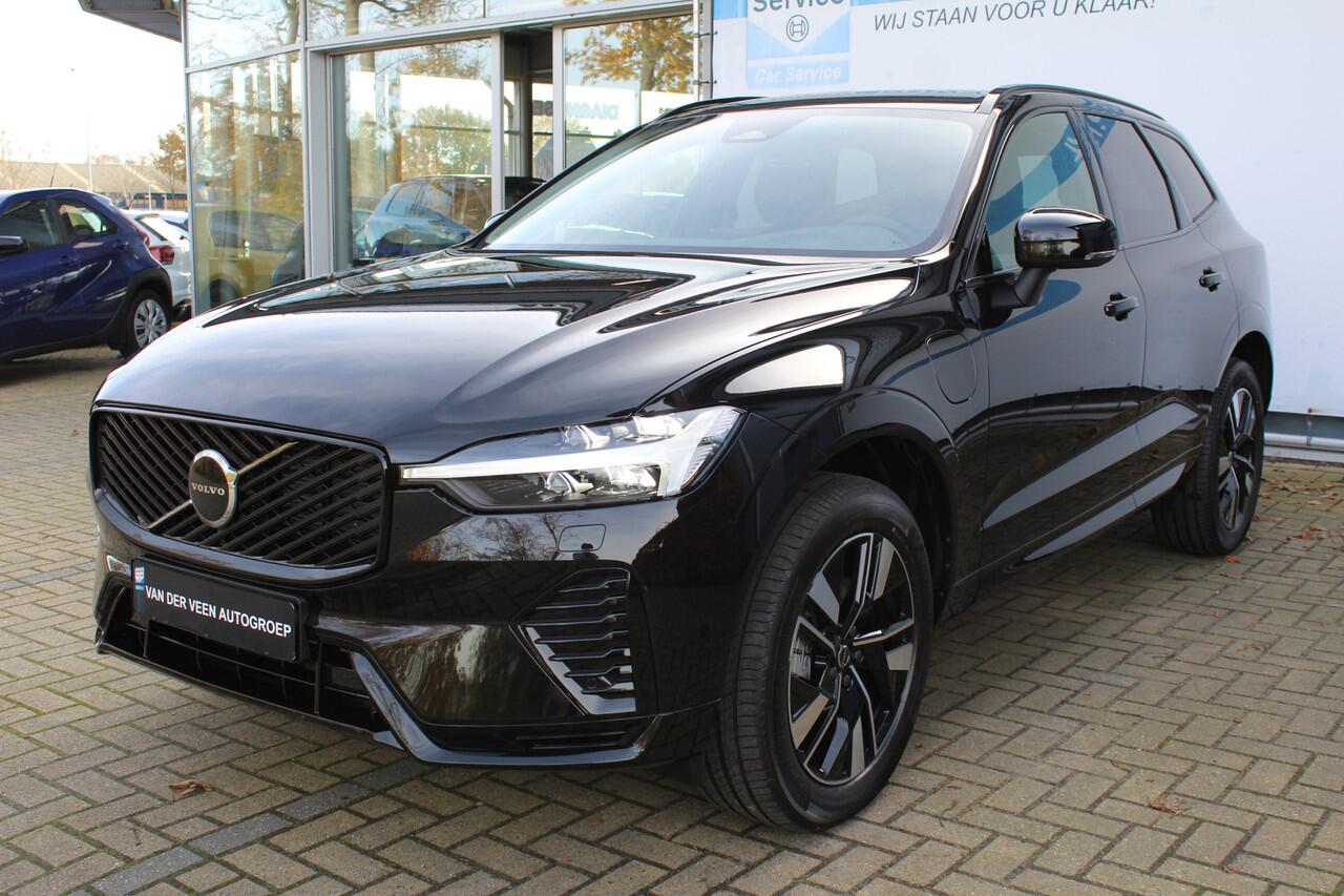 Volvo XC60 2.0 T6 Plug-in hybrid AWD Plus Dark | FACELIFT | Keyless entry/start | Achteruitrijcamera | Elektrische kofferbakklep | Memory stand stoelen | Adaptive cruise | Wegklapbare trekhaak | Apple CarPlay/Android Auto | Climate controle | Draadloze telefoonlader