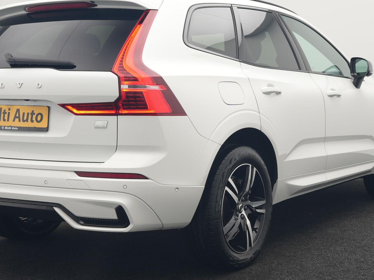 Volvo XC60 Recharge T6 AWD R-Design LONG RANGE Plug In Hybrid 341pk Dealer O.H. PHEV | Panodak | 360 Camera | Google Assistent | Lederen Sportstoelen Memory & Verwarmd | Apple Carplay | Keyless | Virtual | Navigatie | DAB |