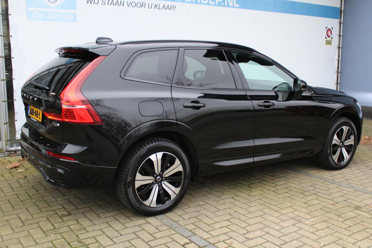 Volvo XC60 2.0 T6 Plug-in hybrid AWD Ultra Dark | Panorama dak | Elektrisch wegklapbare trekhaak | Stoel/stuur verwarming | Harman/Kardon Audiosysteem | Stoelventilatie | 360* Camera | Elektrisch verstelbare stoelen met memory | Achterbank Adaptive cruise | Climate 