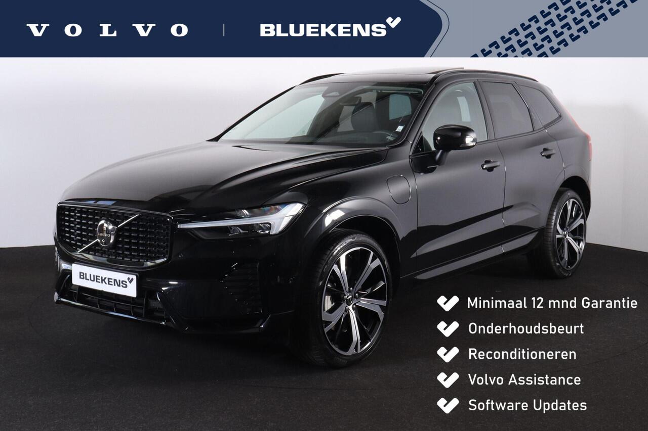 Volvo XC60 T8 Recharge AWD Ultimate Dark - Panorama/schuifdak - IntelliSafe Assist & Surround - 360º Camera - Verwarmde voorstoelen, stuur & achterbank - Parkeersensoren voor & achter - Elektr. bedienb. voorstoelen met geheugen - Head up display - Draadloze tel. lad