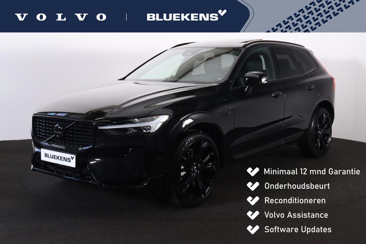Volvo XC60 T8 Recharge AWD Ultimate Black Edition - Panorama/schuifdak - IntelliSafe Assist & Surround - 360º Camera - Adaptieve LED koplampen - Verwarmde voorstoelen, stuur & achterbank - Parkeersensoren voor & achter - Elektr. bedienb. voorstoelen met geheugen - H