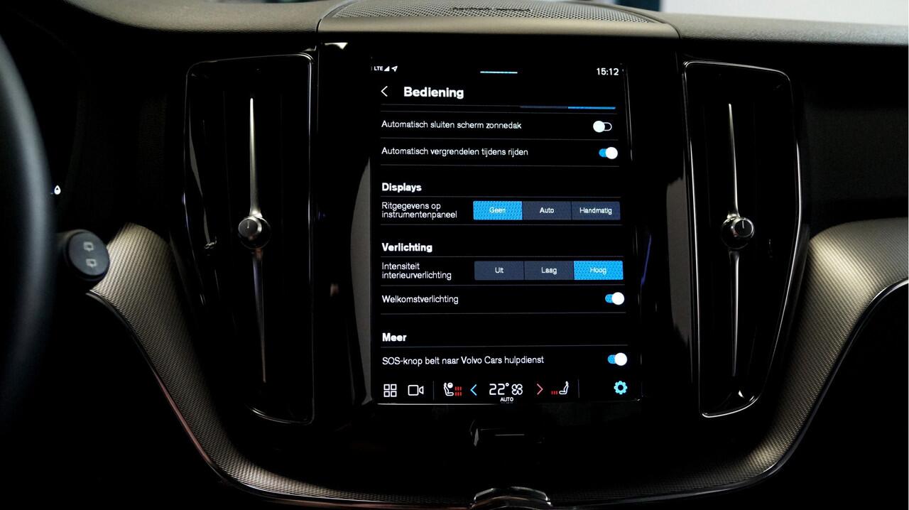 Volvo XC60 2.0 T6 AWD 293kW/399pk Aut8 Plug-in Hybrid Long Range R-Design LUCHTVERING + PANORAMADAK + HARMAN/KARDON + ADAPT.CRUISE + PILOT ASSIST + STOELVERWARMING V&A + 360 CAMERA + LANE ASSIST + BLIS + GOOGLE NAVI + PD-GLASS + PARKSENSOREN V&A + 22" LM-VELGEN!!