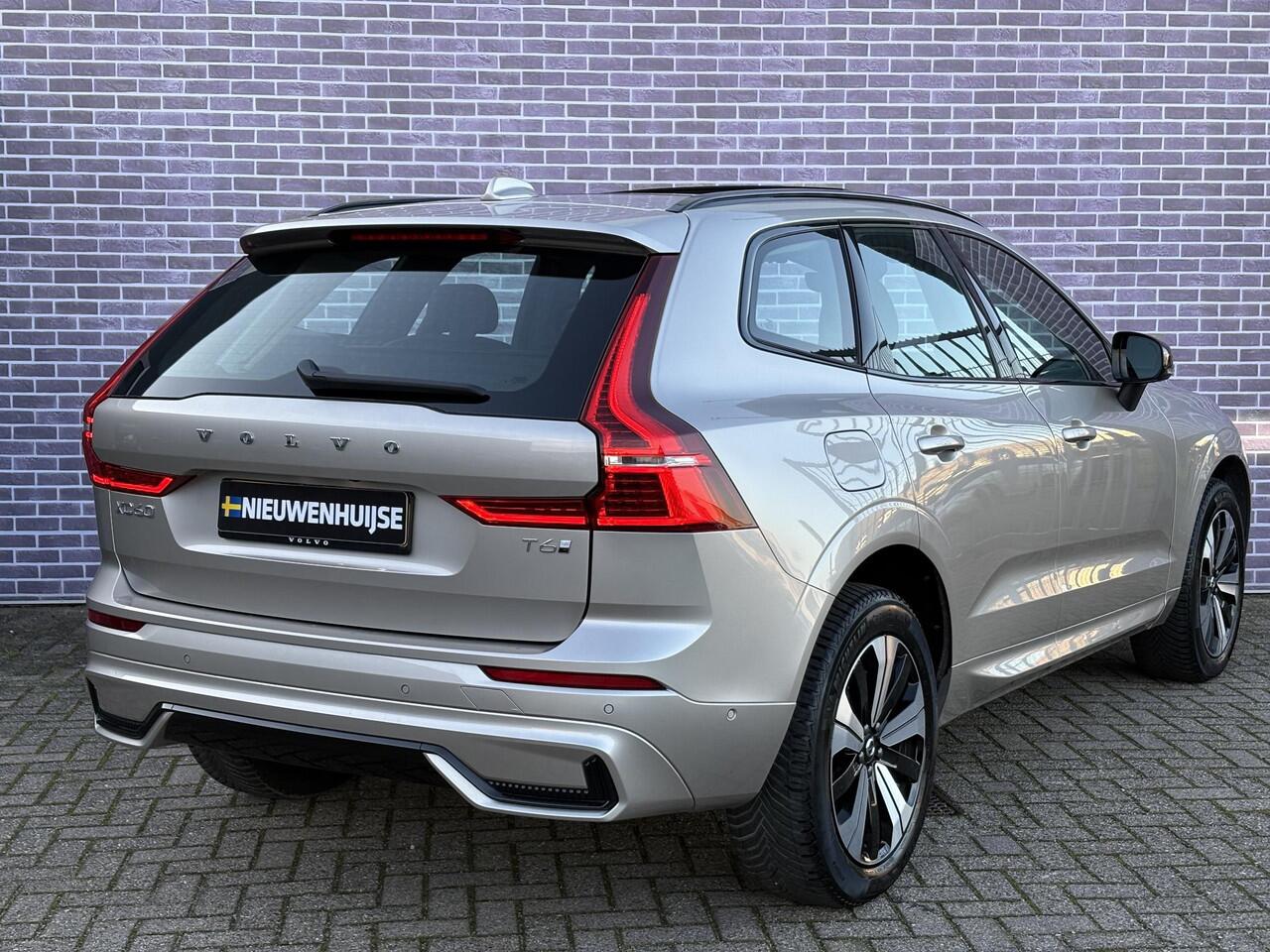 Volvo XC60 2.0 T6 Plug-in hybrid AWD Plus Dark 360 Camera | Trekhaak | Panorama dak | High Performance Audio | Memory stoelen | leder | stoel + stuur verwarming | draadloos telefoon lader | All Season banden |