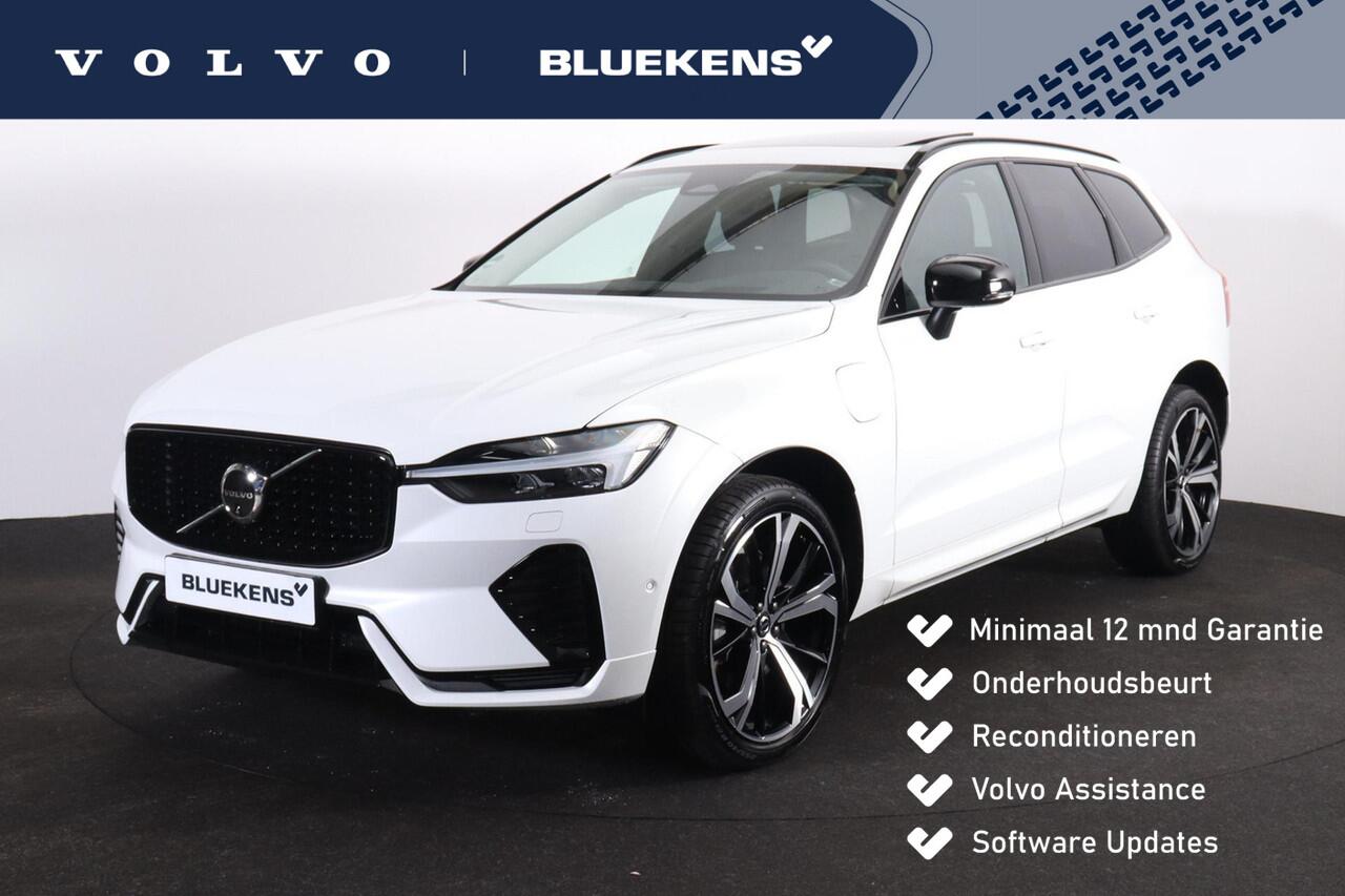 Volvo XC60 T8 Recharge AWD Ultimate Dark - Panorama/schuifdak - IntelliSafe Assist & Surround - 360º Camera - Verwarmde voorstoelen, stuur & achterbank - Parkeersensoren voor & achter - Elektr. bedienb. voorstoelen met geheugen - Draadloze tel. lader - Head up displ
