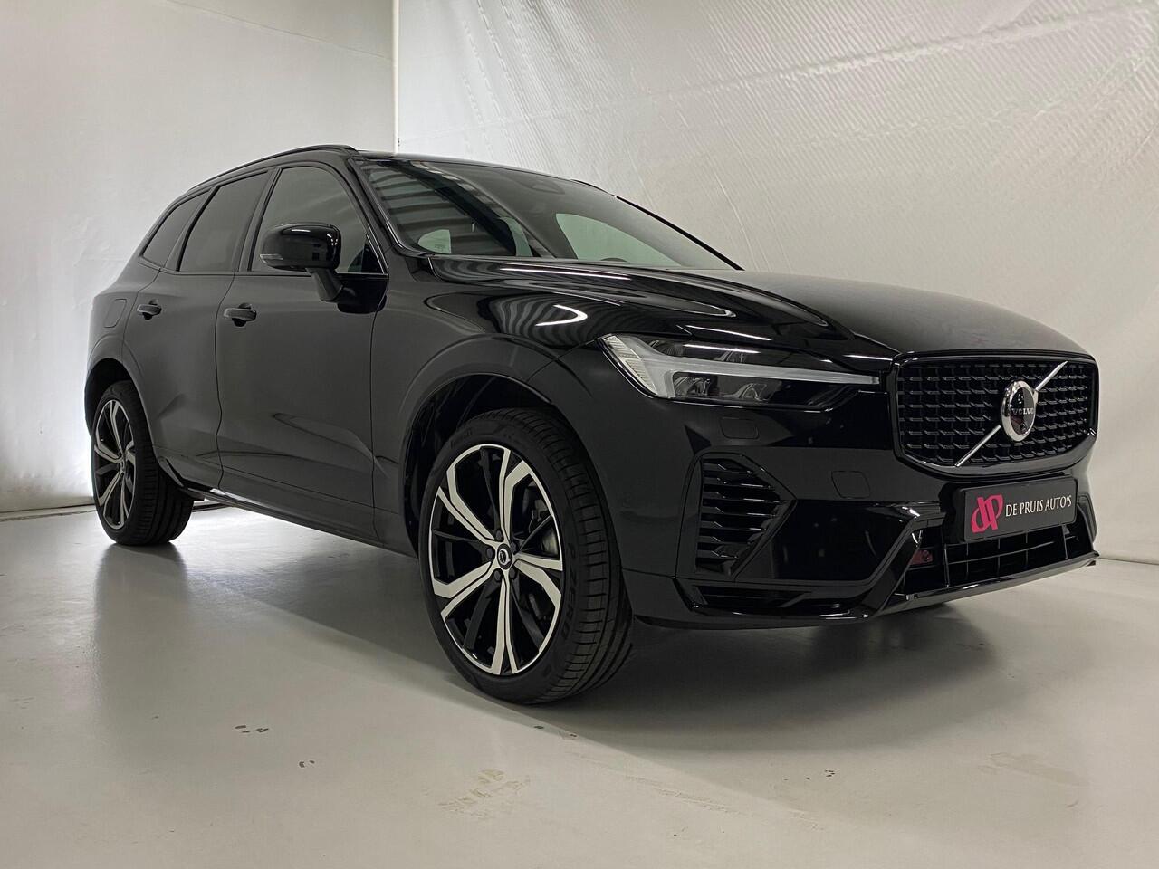 Volvo XC60 2.0 T8 Plug-in hybrid AWD Plus Dark Black Edition Luchtvering Panorama Trekhaak Harman Kardon 360º view 21inch Memo Stoelen Leer Apple CarPlay