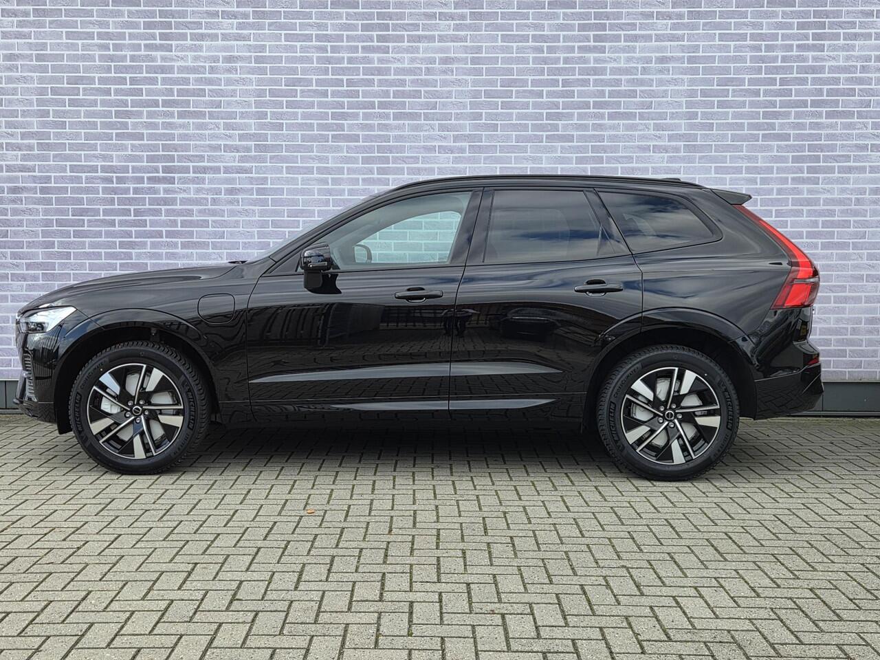 Volvo XC60 T6 Plug-in hybrid AWD Essential | Driver Assist | Climate line | Donker glas | Park assist V + A | 19 " | Nordico Microtech | All-season banden |