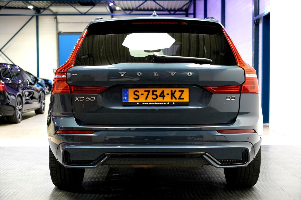 Volvo XC60 2.0 B5 MHEV 195kW/265pk Aut8 Ultimate Dark PANORAMADAK + HARMAN/KARDON + PILOT ASSIST + HEAD-UP DISPLAY + ADAPT.CRUISE + STANDKACHEL + STOELVERWARMING V&A + BLIS + LANE ASSIST + STUURVERWARMING + ON-CALL + EL.TREKHAAK + PARKSENSOREN + 21" LM-VELGEN!!