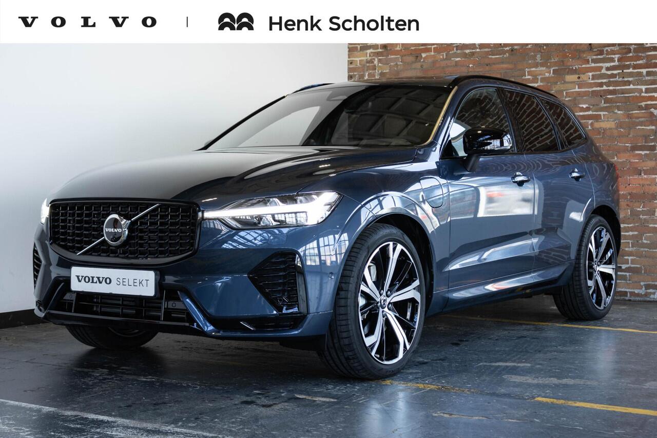 Volvo XC60 T6 Automaat Plug-in hybrid AWD Ultra Dark | Luchtvering | Bowers & Wilkins premium audio | 21'' Lichtmetalen velgen | 360° parkeercamera | Nappa lederen bekleding | Head-up display | Parkeerverwarming | BLIS | Adaptive cruise