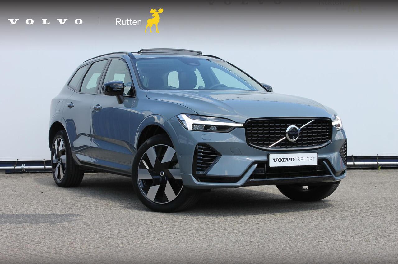 Volvo XC60 2.0 T6 Plug-in hybrid AWD Ultimate Dark Trekhaak / Luchtvering / Bowers & Wilkins / Adaptive Cruise control / 360 Camera / BLIS / Stoelverwarming voor en achter / Stuurverwarming / Elektrisch bedienbare stoelen met geheugen /