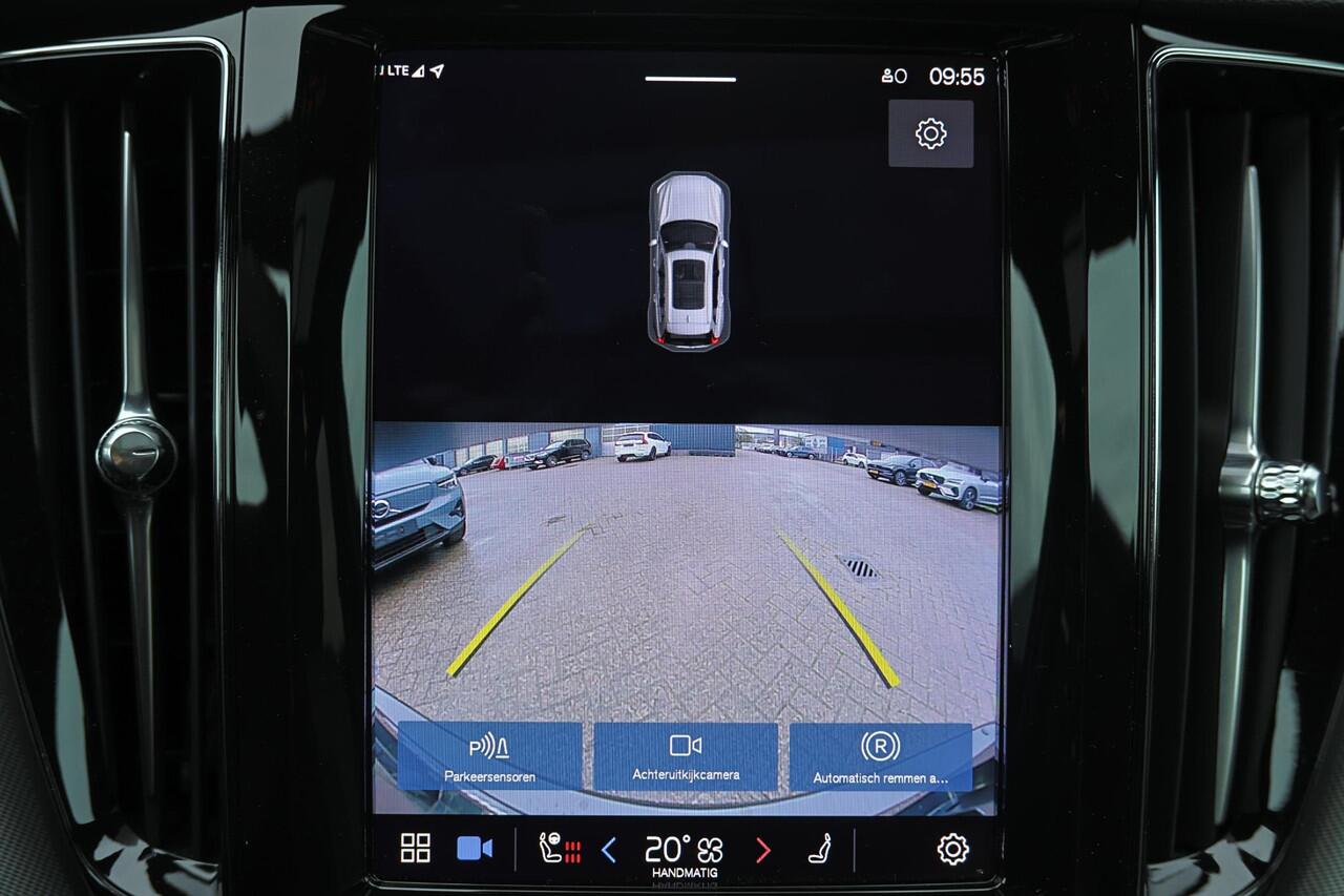 Volvo XC60 T6 Recharge AWD R-Design - Panorama/schuifdak - IntelliSafe Assist - Harman/Kardon audio - Adaptieve LED koplampen - Parkeercamera achter - Verwarmde voorstoelen, stuur & achterbank - Parkeersensoren voor & achter - Nappa Leder - Elektr. bedienb. voorstoe