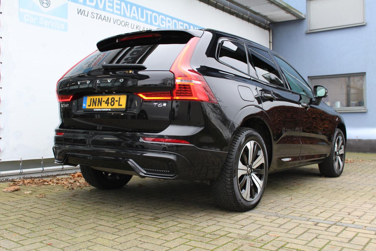 Volvo XC60 2.0 T6 Plug-in hybrid AWD Ultra Dark | Panorama dak | Elektrisch wegklapbare trekhaak | Stoel/stuur verwarming | Harman/Kardon Audiosysteem | Stoelventilatie | 360* Camera | Elektrisch verstelbare stoelen met memory | Achterbank Adaptive cruise | Climate 