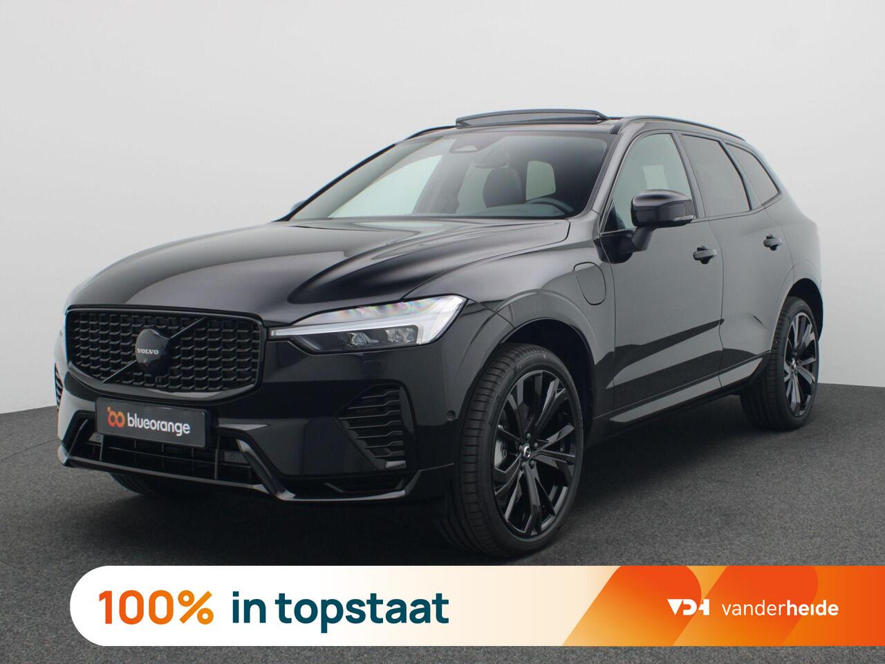 Volvo XC60 2.0 T6 Plug-in hybrid AWD Plus Black Edition 350PK Panoramadak, trekhaak, alarm, leder, elektrische achterklep, 21" lichtmetaal, dodehoekdetectie
