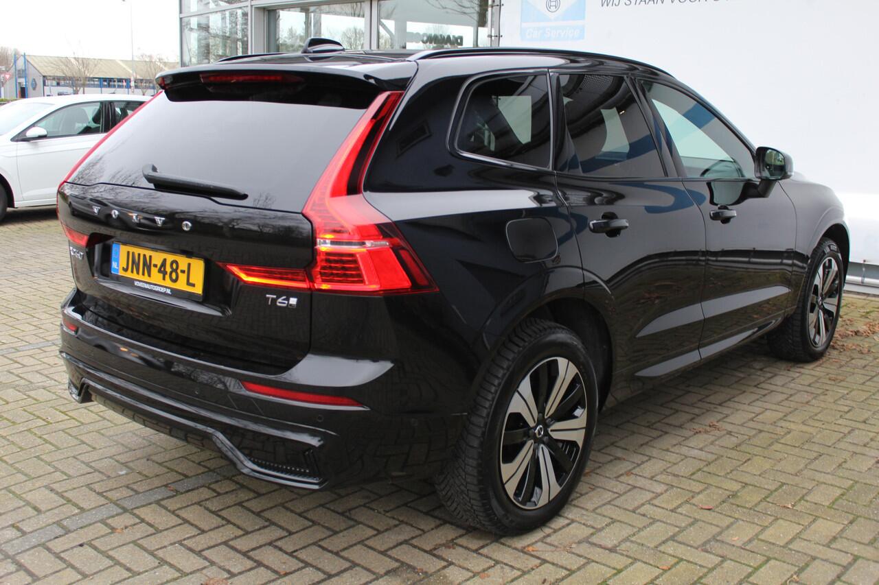 Volvo XC60 2.0 T6 Plug-in hybrid AWD Ultra Dark | Panorama dak | Elektrisch wegklapbare trekhaak | Stoel/stuur verwarming | Harman/Kardon Audiosysteem | Stoelventilatie | 360* Camera | Elektrisch verstelbare stoelen met memory | Achterbank Adaptive cruise | Climate 