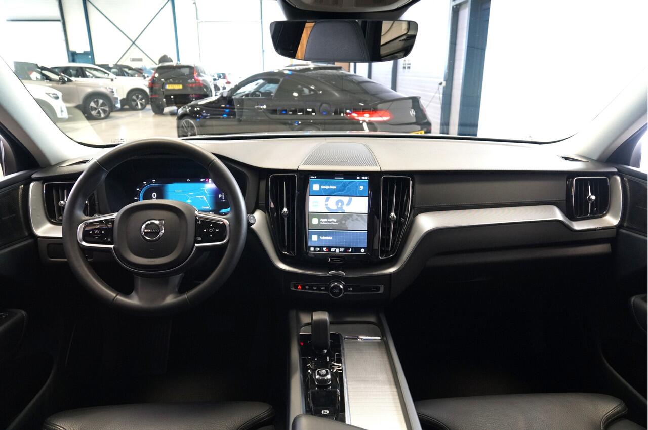Volvo XC60 2.0 T6 AWD LONG RANGE 293kW/399pk Aut8 Plug-in hybrid Plus Dark PANORAMADAK + HARMAN/KARDON + ADAPT.CRUISE + PILOT ASSIST + CAMERA + STOELVERWARMING V&A + STUURVERWARMING + GOOGLE DASH&SERVICES + LANE ASSIST + PARKSENSOREN + 20" LM-VELGEN!!