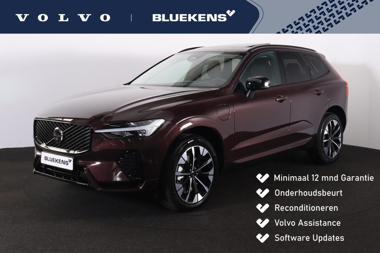 Volvo XC60 T8 Recharge AWD Ultra Dark - Panorama/schuifdak - IntelliSafe Assist & Surround - 360º Camera - Harman/Kardon audio - Adaptieve LED koplampen - Verwarmde voorstoelen, stuur & achterbank - Parkeersensoren voor & achter - Elektr. bedienb. voorstoelen met ge