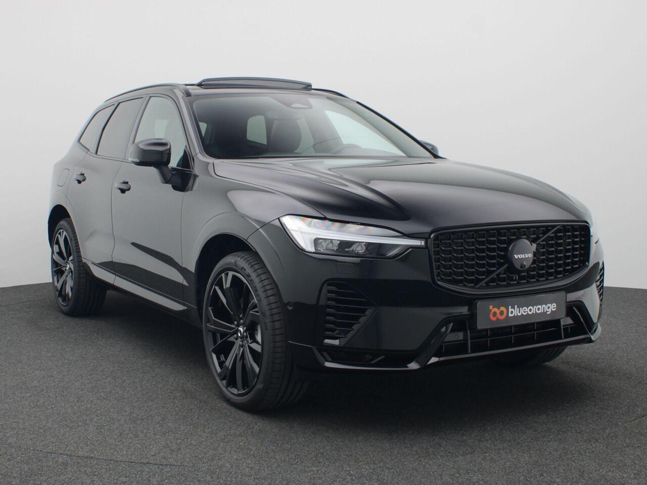 Volvo XC60 2.0 T6 Plug-in hybrid AWD Plus Black Edition 350PK Panoramadak, trekhaak, alarm, leder, elektrische achterklep, 21" lichtmetaal, dodehoekdetectie
