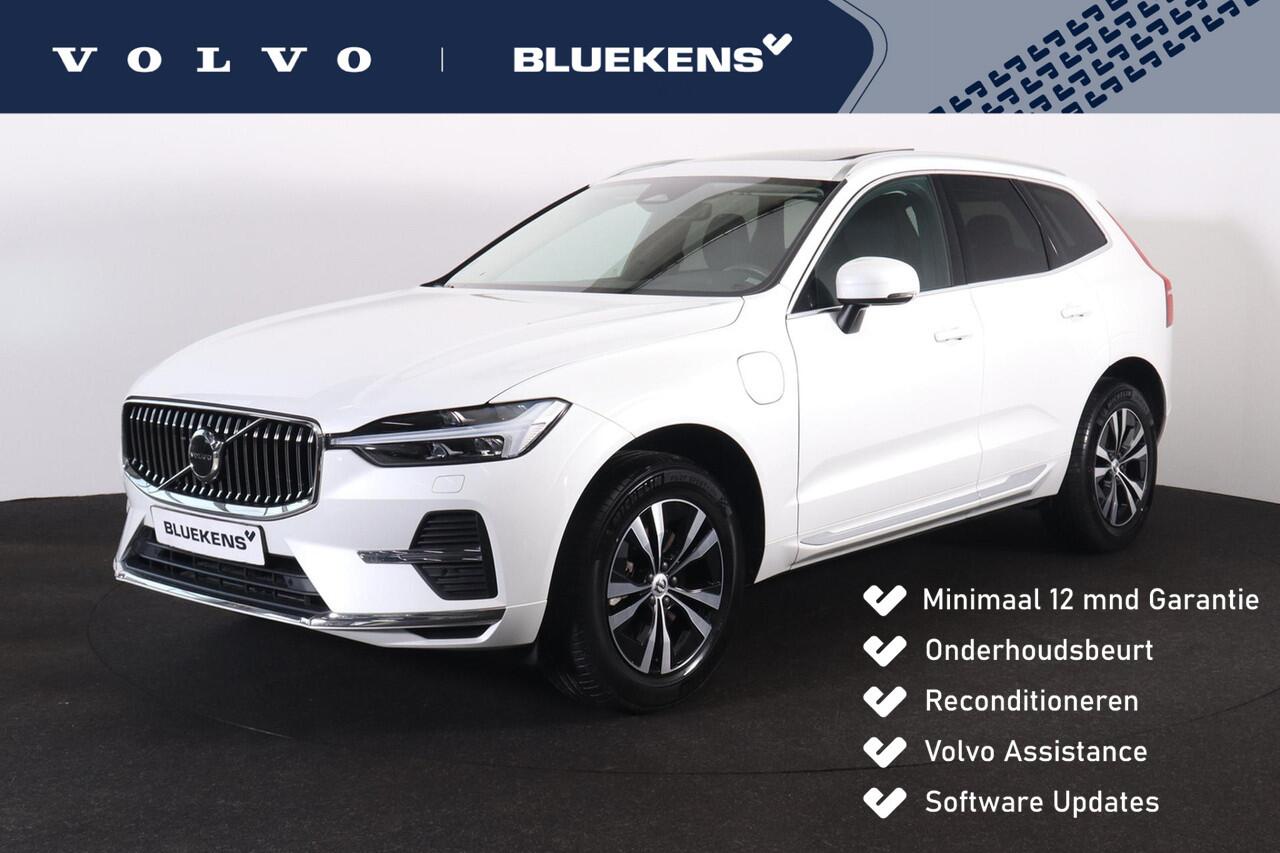 Volvo XC60 T6 Recharge AWD Core Bright - LONG RANGE - Panorama/schuifdak - IntelliSafe Assist - Harman/Kardon audio - Adaptieve LED koplampen - Parkeercamera achter - Verwarmde voorstoelen & stuur - Parkeersensoren voor & achter - Draadloze tel. lader - Extra getint
