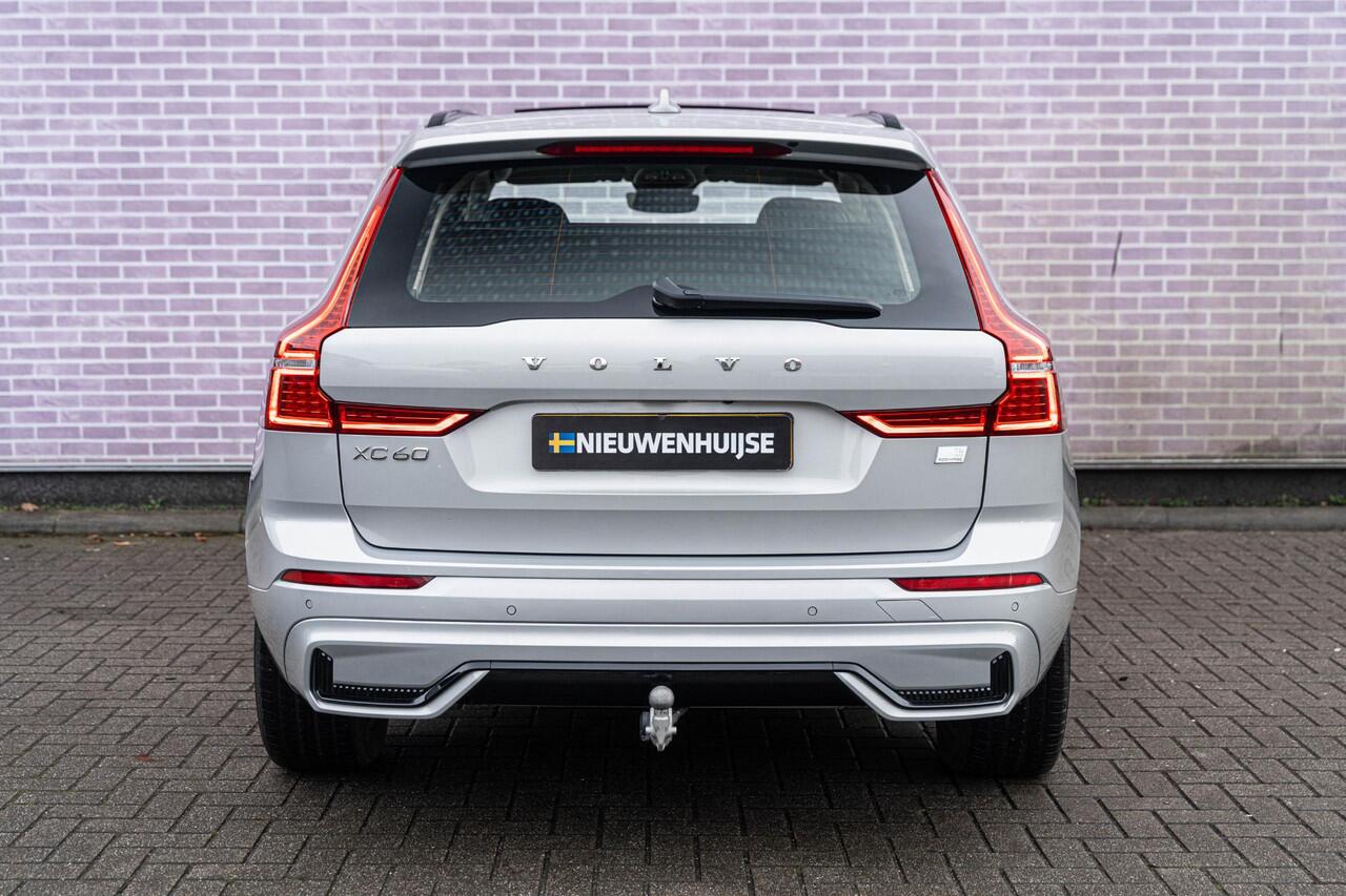 Volvo XC60 T6 Plug-in hybrid AWD Plus Dark | Google | Long Range | Schuif-/Kanteldak | Camera | Trekhaak | Adaptieve Cruise Control | Lederen Bekleding | Elek. Stoelen | Stoelverwarming Voor + Achter | Zitverlenging | Stuurverwarming | Memory | 19" LM