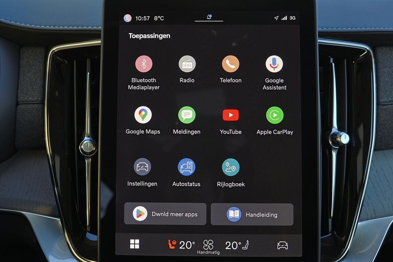 Volvo XC90 T8 Recharge AWD Ultra Dark - Luchtvering - Panorama/schuifdak - IntelliSafe Assist & Surround - 360º Camera - Bowers & Wilkins audio - Adaptieve LED koplampen - Verwarmde voorstoelen, stuur & achterbank - Parkeersensoren voor & achter - Elektr. bedienb. v