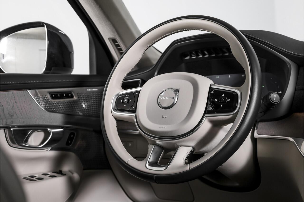 Volvo XC90 2.0 T8 Plug-in hybrid AWD Ultra Dark - Facelift | Leder Pakket | S/K-Panodak | Luchtvering | Bowers & Wilkins | Elek. Stoel-+massage+verwarming & Ventilatie | Head-Up | Adapt. Cruise | 360 Camera | Google +App. Connect | 22" Diamond Cut | 7772