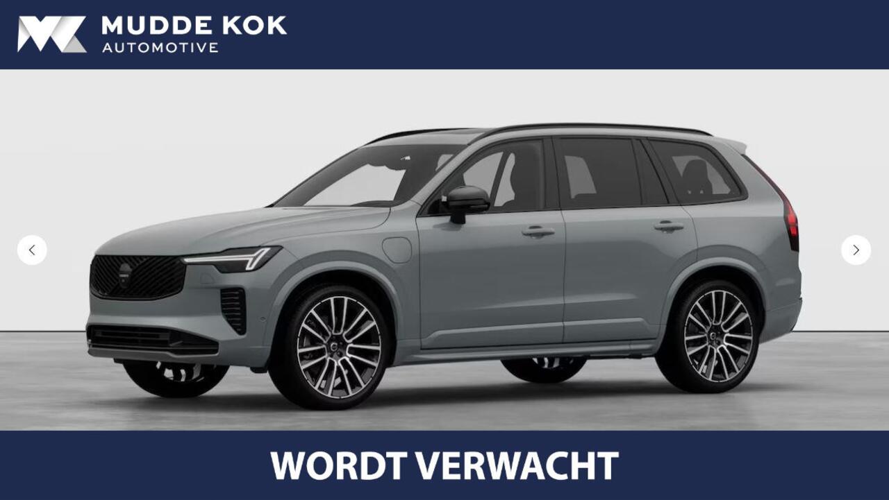 Volvo XC90 T8 Plug-in hybrid Ultra Black Ed. Exec. | Luchtvering | Bowers & Wilkins | Massage+Ventilatie | Gelamineerd Glas | Trekhaak | 22 Inch