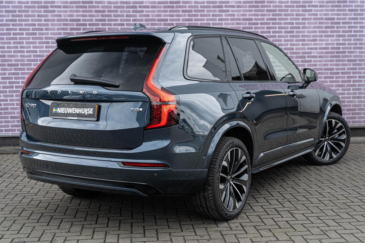 Volvo XC90 T8 Plug-in hybrid AWD Ultra Dark | 7-Zits | Google | Longe Range | Luchtvering | Gelamineerde Zijruiten | 360 Camera | BLIS | LED Matrix Koplampen | Adaptive Cruise Control | Dodehoekdetectie | Harman Kardon Audio | Elek. Achterklep