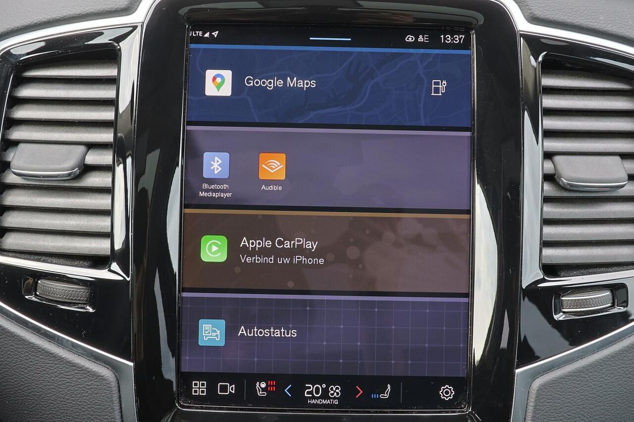 Volvo XC90 T8 Recharge AWD Ultimate Dark - Panorama/schuifdak - IntelliSafe Assist & Surround - 360º Camera - Bowers & Wilkins audio - Adaptieve LED koplampen - Verwarmde voorstoelen, stuur & achterbank - Parkeersensoren voor & achter - Elektr. bedienb. voorstoelen 