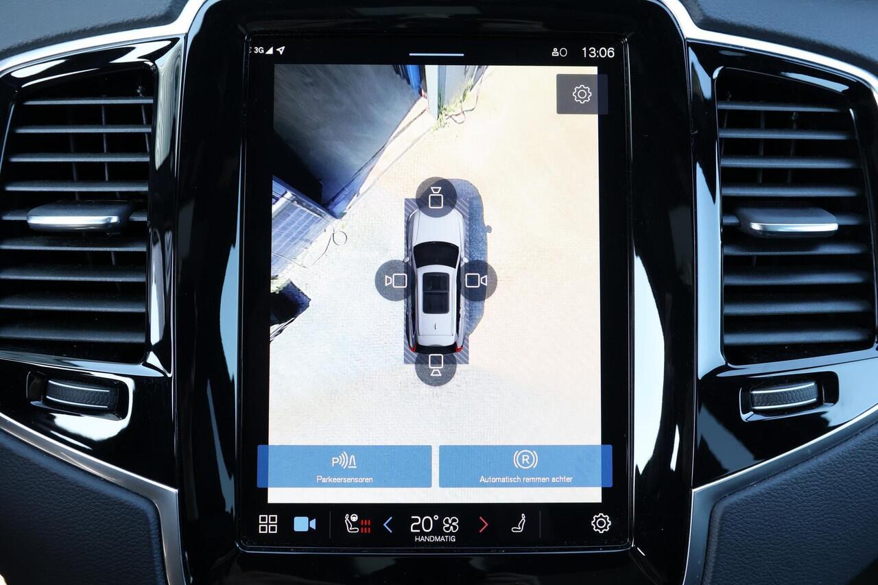 Volvo XC90 T8 Recharge AWD Ultimate Dark - Luchtvering - Panorama/schuifdak - IntelliSafe Assist & Surround - 360º Camera - Bowers & Wilkins audio - Adaptieve LED koplampen - Verwarmde voorstoelen, stuur & achterbank - Parkeersensoren voor & achter - Elektr. bedienb