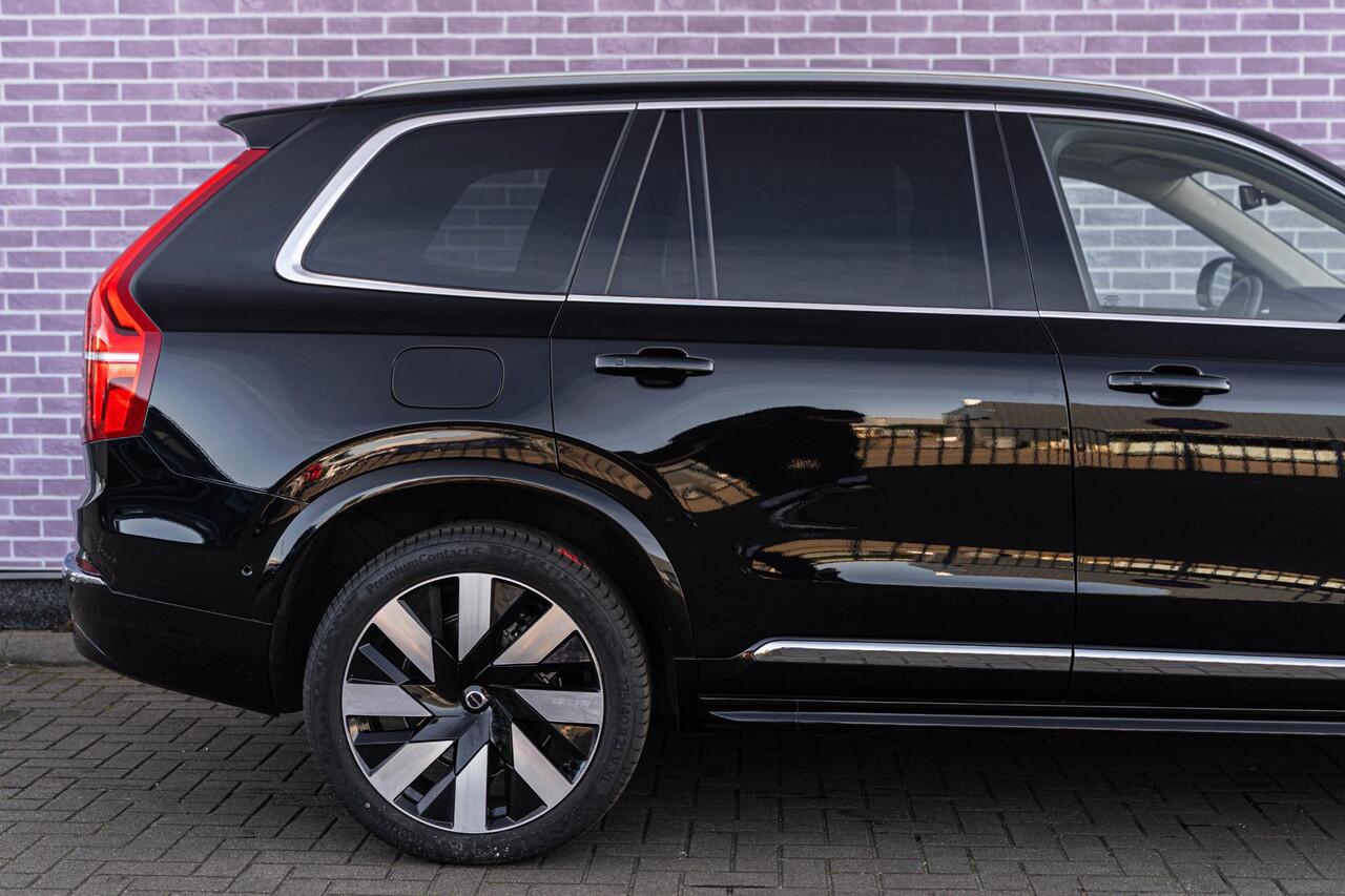 Volvo XC90 T8 Recharge AWD Ultimate Bright | 7-Zits | Longe Range | Google | Schuif-/Kanteldak | Head-Up Display | 360 Camera | Keyless | Getint Glas | Adaptieve Cruise | DAB | Stoel-/Stuurverwarming | Harman Kardon Audio | 21" LM