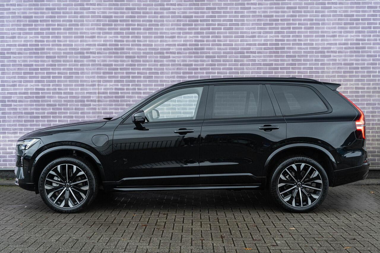 Volvo XC90 T8 Plug-in hybrid AWD Ultra Dark | 7 zits | Adaptieve Cruise Control | Panoramadak | Nappa Lederen Bekleding | Stoelmassage | Harman Kardon Audio | 21" Velgen | Stoel-/Stuurverwarming |
