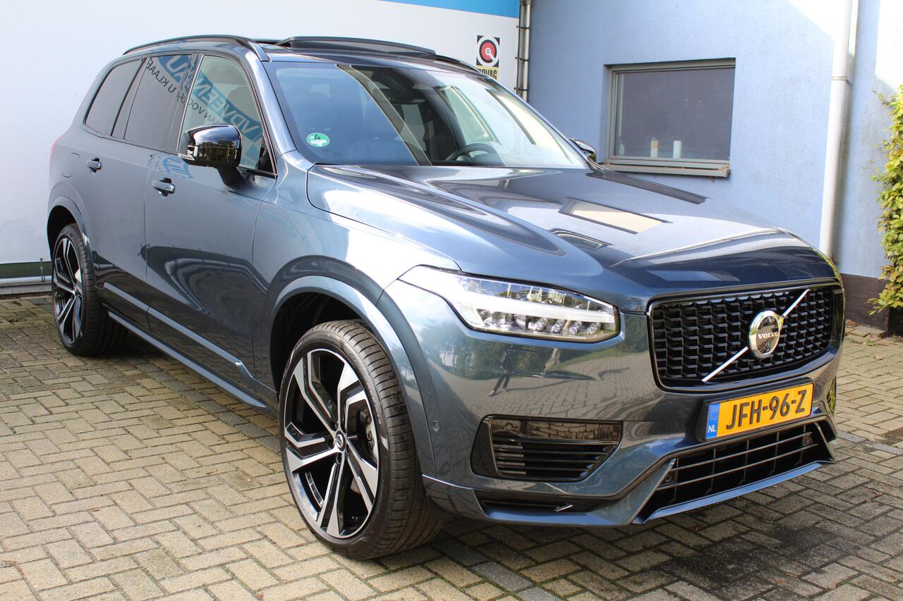 Volvo XC90 2.0 T8 Recharge AWD Ultra Dark | Incl. 12 maanden Garantie | Panorama dak | Massage stoelen | Stoel & Stuur verwarming | Stoelventilatie | Elektrisch verstelbare stoelen met memory | Stoelverwarming achter | 360* Camera | Elektrische kofferklep | Bower & 