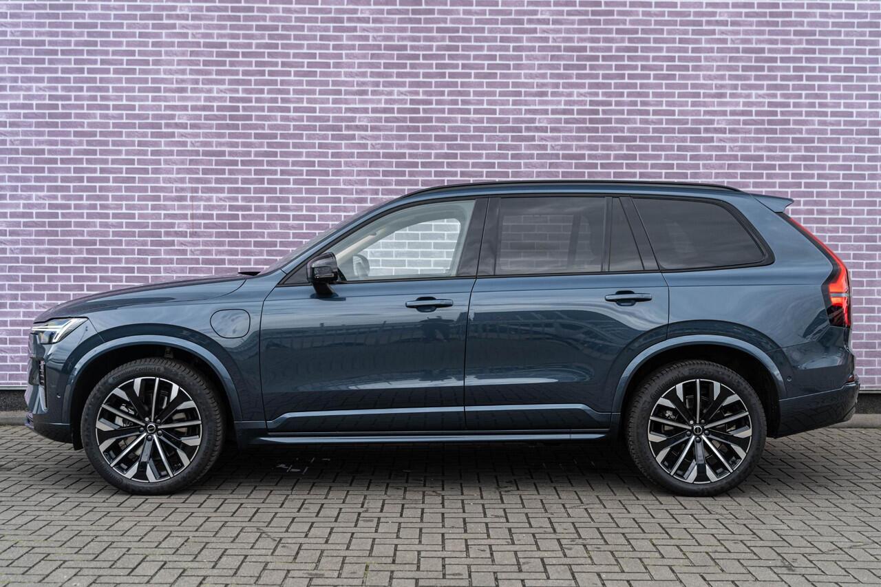 Volvo XC90 T8 Plug-in hybrid AWD Ultra Dark | 7-Zits | Google | Long Range | Luchtvering | Gelamineerde Zijruiten | 360 Camera | BLIS | LED Matrix Koplampen | Adaptive Cruise Control | Dodehoekdetectie | Harman Kardon Audio | Elek. Achterklep