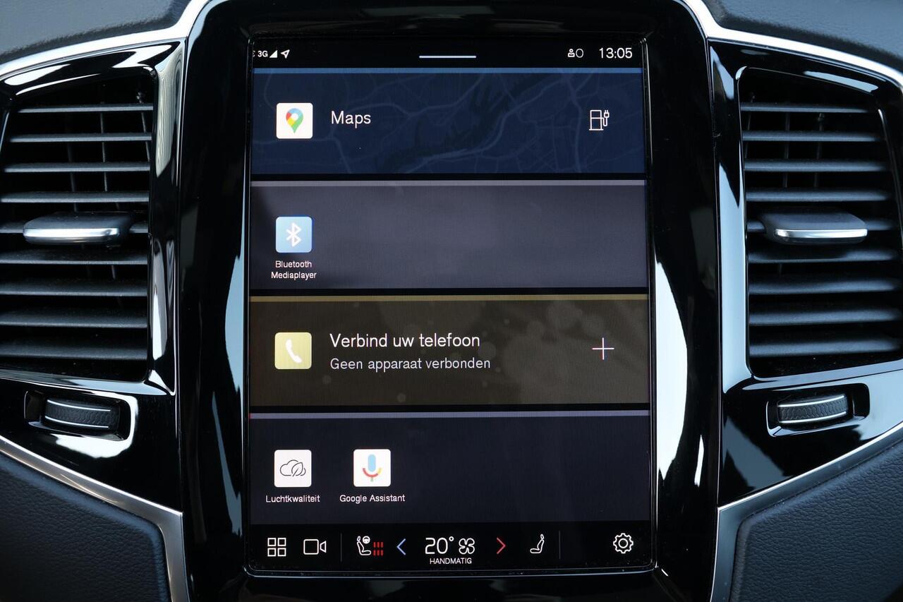 Volvo XC90 T8 Recharge AWD Ultimate Dark - Luchtvering - Panorama/schuifdak - IntelliSafe Assist & Surround - 360º Camera - Bowers & Wilkins audio - Adaptieve LED koplampen - Verwarmde voorstoelen, stuur & achterbank - Parkeersensoren voor & achter - Elektr. bedienb