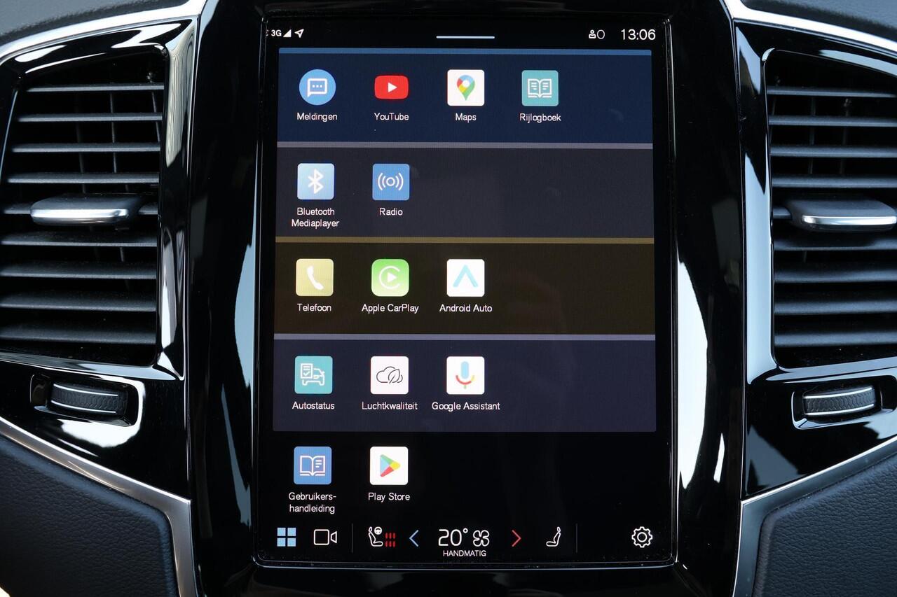 Volvo XC90 T8 Recharge AWD Ultimate Dark - Luchtvering - Panorama/schuifdak - IntelliSafe Assist & Surround - 360º Camera - Bowers & Wilkins audio - Adaptieve LED koplampen - Verwarmde voorstoelen, stuur & achterbank - Parkeersensoren voor & achter - Elektr. bedienb