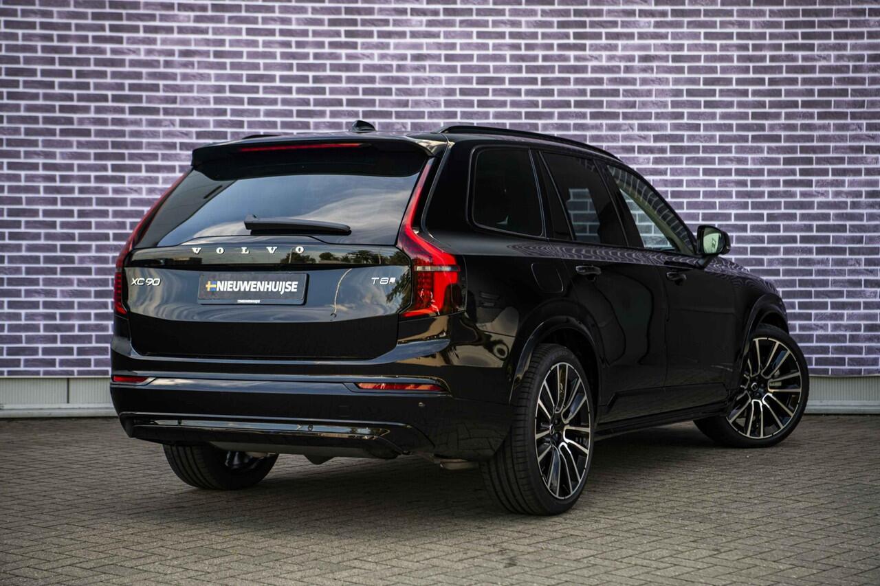 Volvo XC90 2.0 T8 Plug-in hybrid AWD Ultra Dark Executive Edition | | Luchtvering | Panoramadak | Stoel-/Stuurverwarming | Massagestoelen | 360° parkeercamera | Head-Up Display | LED Matrix koplampen | Adaptieve Cruise Control |